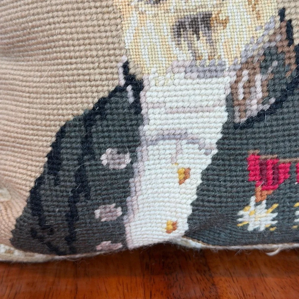 N/A *vtg needlepoint